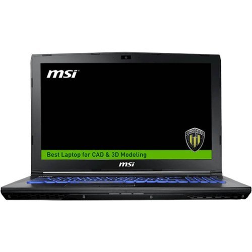  MSI - WE Series 15.6&quot; Laptop - Intel Core i7 - 32GB Memory - 512GB Solid State Drive - Aluminum Black