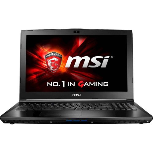 MSI - GL Series 15.6" Laptop - Intel Core i7 - 8GB Memory - NVIDIA GeForce GTX 1050 Ti - 1TB Hard Drive - Black-Front_Standard 