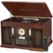 Victrola - Aviator 8-in-1 Bluetooth Stereo Audio System - Espesso-Front_Standard 