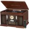 Victrola - Aviator 8-in-1 Bluetooth Stereo Audio System - Espesso-Front_Standard