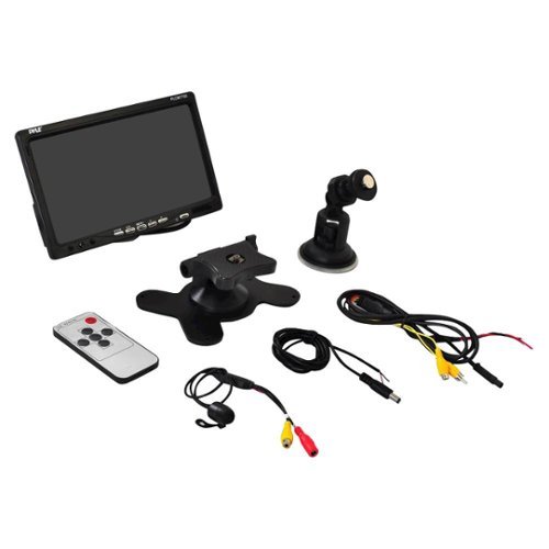 PYLE - PLCM7700 Backup Camera & Monitor System - Black