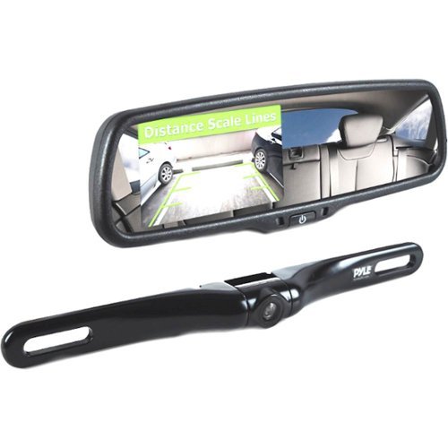 PYLE Rearview Backup Parking Assist Camera & Display Monitor System Kit - Black WORLDWIDE DELIVERY