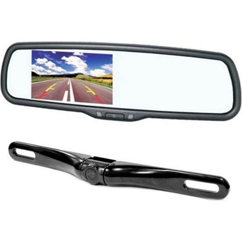 PYLE Rearview Backup Parking Assist Camera & Display Monitor System Kit - Black GLOBAL SHIPPING