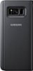 Samsung - S-View Flip Cover Case for Galaxy S8+ - Black-Front_Standard