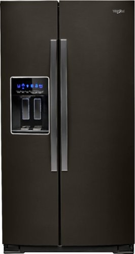Whirlpool - 28.4 Cu. Ft. Side-by-Side Refrigerator with In-Door-Ice Storage - Black Stainless Steel