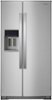 Whirlpool - 28.4 Cu. Ft. Side-by-Side Refrigerator with In-Door-Ice Storage - Stainless Steel-Front_Standard 