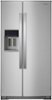 Whirlpool - 28.4 Cu. Ft. Side-by-Side Refrigerator with In-Door-Ice Storage - Stainless Steel-Front_Standard