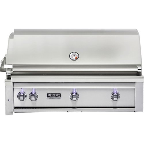 Viking - Professional 5 Series 36" Built-In Gas Grill - Stainless Steel-Angle_Standard 
