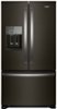 Whirlpool - 24.7 Cu. Ft. French Door Refrigerator - Black Stainless Steel-Front_Standard 