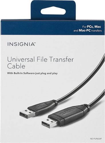 Insignia™ 6' USB 2.0 Transfer Cable - Black WORLDWIDE DELIVERY