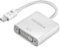 Insignia™ - Mini DisplayPort-to-DVI Adapter - White-Front_Standard