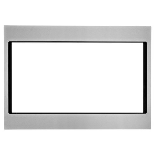  Whirlpool - 27&quot; Trim Kit for Select Microwaves - Stainless Steel