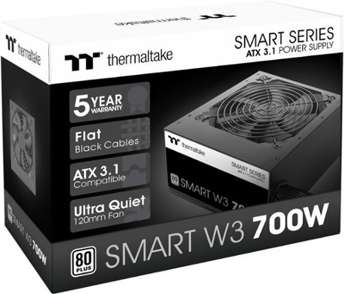Thermaltake Smart W3 700W 80Plus Certified ATX v3.1 Spec Power Supply - Black HOW TO BUY