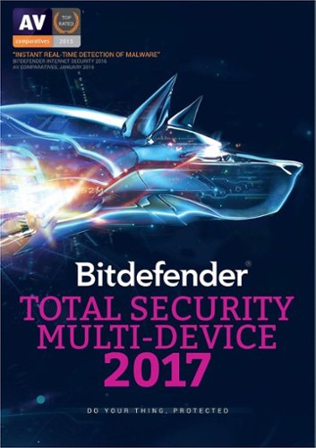  Bitdefender Total Security 2017 (5-Devices) (1-Year Subscription) - Android, Apple iOS, Mac OS, Windows