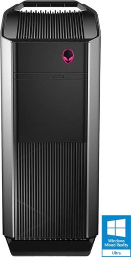 Alienware - Aurora Desktop Intel Core i7 - 16GB Memory - NVIDIA GeForce GTX 1080 Ti - 256GB Solid State Drive + 2TB Hard Drive - Epic Silver-Front_Standard 