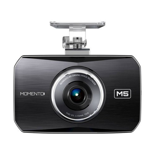Momento - M5 Full HD Dual Dash Cam Bundle - Black-Front_Standard 