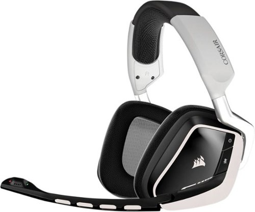  CORSAIR - VOID Wireless Dolby 7.1-Channel Surround Sound Gaming Headset for PC - White