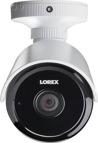  Lorex - Outdoor 4MP Wi-Fi Security Camera - Silver/black