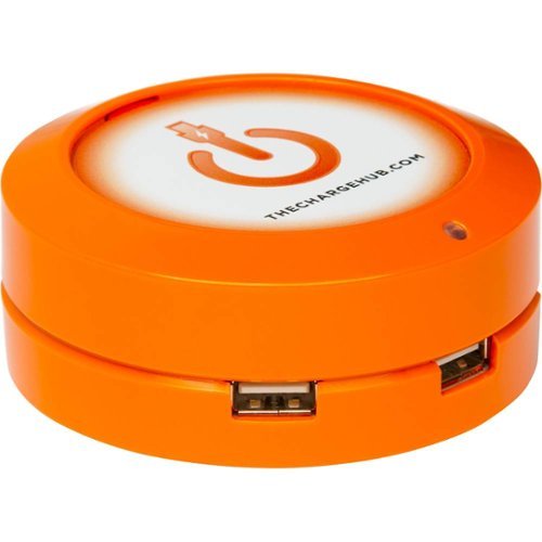 ChargeHub - X3 3-Port USB SuperCharger - Orange-Front_Standard 