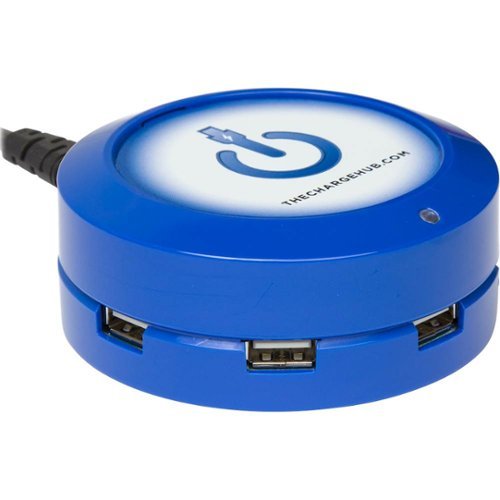 ChargeHub - X5 5-Port USB SuperCharger - Blue-Front_Standard 