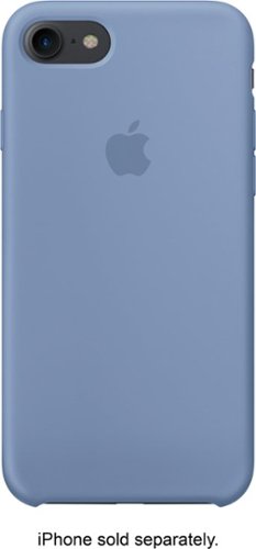 Apple - iPhone® 7 Silicone Case - Azure-Front_Standard 