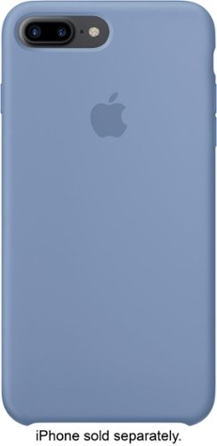 Apple - iPhone® 7 Plus Silicone Case - Azure-Front_Standard 