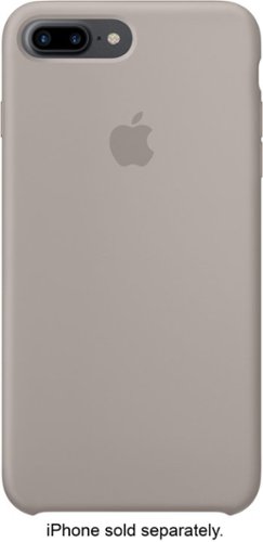 Apple - iPhone® 7 Plus Silicone Case - Pebble-Front_Standard 