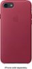 Apple - iPhone® 7 Leather Case - Berry-Front_Standard