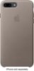 Apple - iPhone® 7 Plus Leather Case - Taupe-Front_Standard