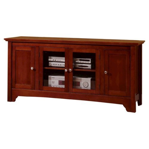 Walker Edison - TV Cabinet for Most Flat-Panel TVs Up to 55&quot; - Walnut Brown
