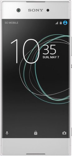 Sony - XPERIA XA1 4G LTE with 32GB Memory Cell Phone (Unlocked) - White-Front_Standard 
