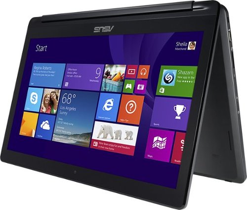  ASUS - 2-in-1 15.6&quot; Touch-Screen Laptop - Intel Core i5 - 8GB Memory - 1TB Hard Drive - Black