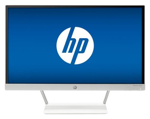  HP - 21.5&quot; IPS LED HD Monitor - Snow White/Natural Silver