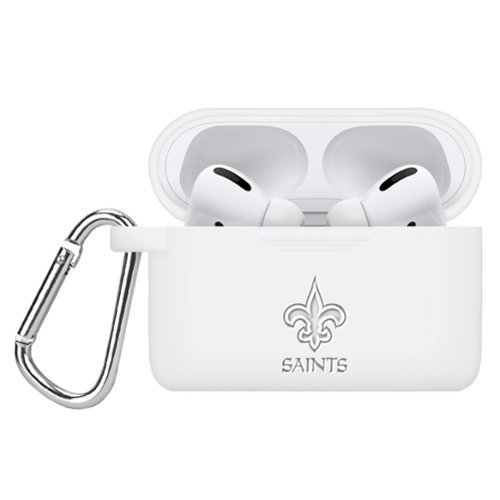 Artinian - New Orleans Saints Debossed Silicone Airpods Pro Case Cover - No Size - Multicolor-Front_Standard 