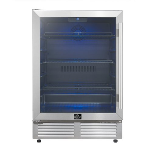 Forno Appliances - Frescolino 188-Can Convertible 24" Wine Cooler - Stainless Steel