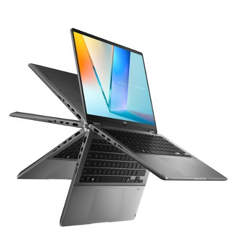 ASUS Vivobook 14 Flip Touch FHD+ OLED Laptop - Copilot+ PC - Intel Core Ultra 5 with 16GB Memory - 512 SSD - Matte Gray BUY IN UK