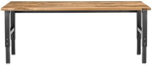 UPC 883049379753 product image for Gladiator - 8' Adjustable Height Hardwood Workbench - Hammered Granite | upcitemdb.com