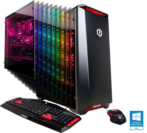  CyberPowerPC - Gamer Ultra Gaming Desktop - AMD Ryzen 5 1400 - 8GB Memory - AMD Radeon RX 580 - 1TB Hard Drive - Black