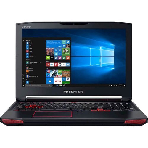 Acer - Predator 15 15.6" Laptop - Intel Core i7 - 16GB Memory - NVIDIA GeForce GTX 1060 - 1TB HDD + 256GB SSD - Black-Front_Standard 