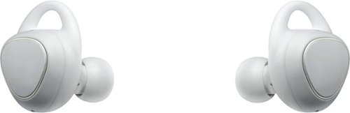 Samsung - Geek Squad Certified Refurbished Gear IconX Earbud Wireless Headphones - White-Front_Standard 