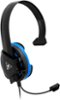 Turtle Beach - Recon Chat Wired Chat Headset for PS5, PS4, PS4 Pro, Xbox Series X|S, Xbox One, PC & Mobile - Black/Blue-Front_Standard