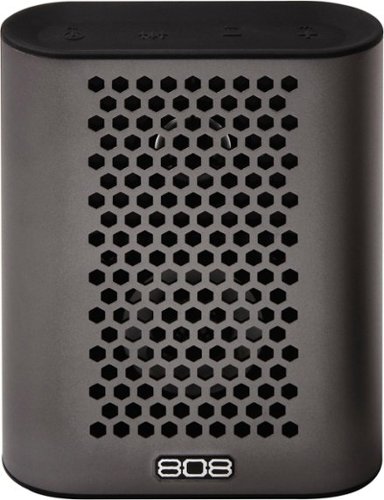  808 - HEXTLS Portable Bluetooth Speaker - Gunmetal