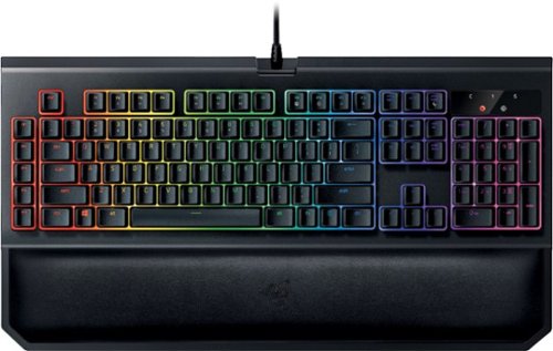  Razer - BlackWidow Chroma V2 Wired Gaming Mechanical Orange Switch Keyboard with RGB Back Lighting - Black
