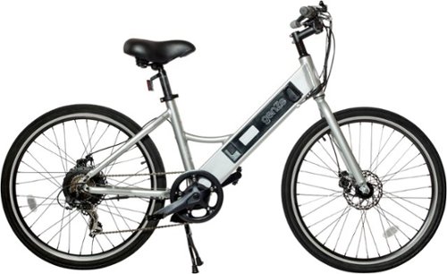 GenZe - e102 Rec Riser Electric Bike - Silver-Front_Standard 