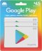 Google Play - $15 Gift Cards (3-Pack)-Front_Standard