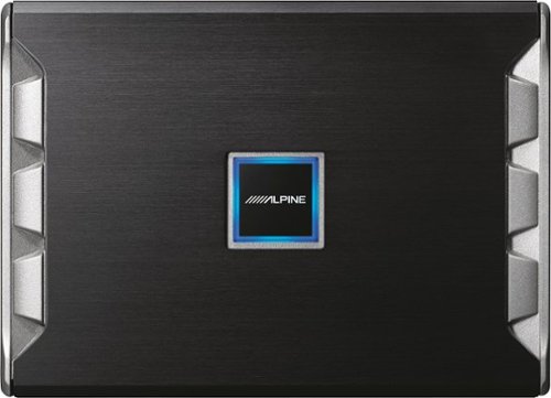 Alpine - PDR Class D Digital Mono Amplifier with Variable Low-Pass Crossover - Black-Front_Standard 