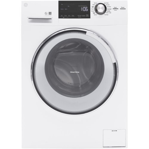 GE - 2.4 Cu. Ft. 14-Cycle Front-Loading Washer-Front_Standard 