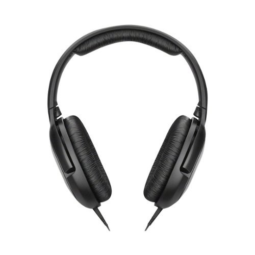 Sennheiser - HD 206 Studio Over-the-Ear Headphones - Silver-Front_Standard 