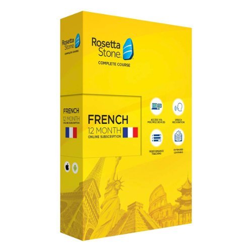  Rosetta Stone - French Complete Course Online Subscription (1-User) (1-Year Subscription)