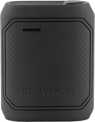  Griffin - Survivor 10,050 mAh Portable Charger for Most USB-Enabled Devices - Black